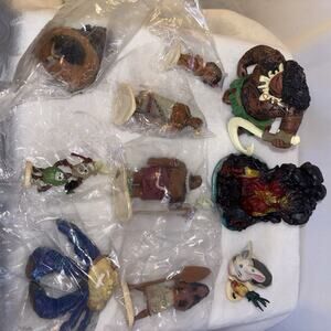 Moana Figure Toy Lot Maui Heihei Pua Mom Dad Tamatoa Tui Sina Kakamora Set Of 10